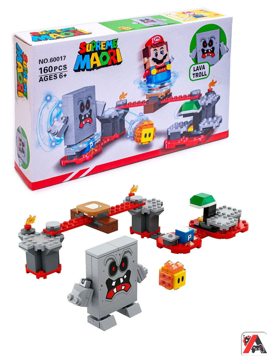 Конструктор Супер Марио Неприятности в крепости Вомпа