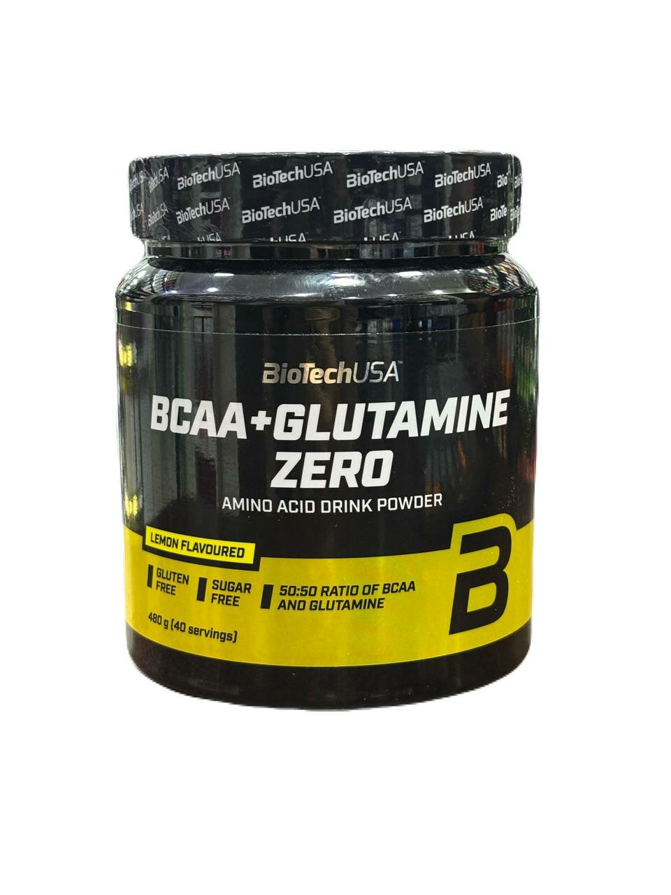 Аминокислоты Biotech Bcaa Glutamine, 480 гр, без сахара, 40 порций