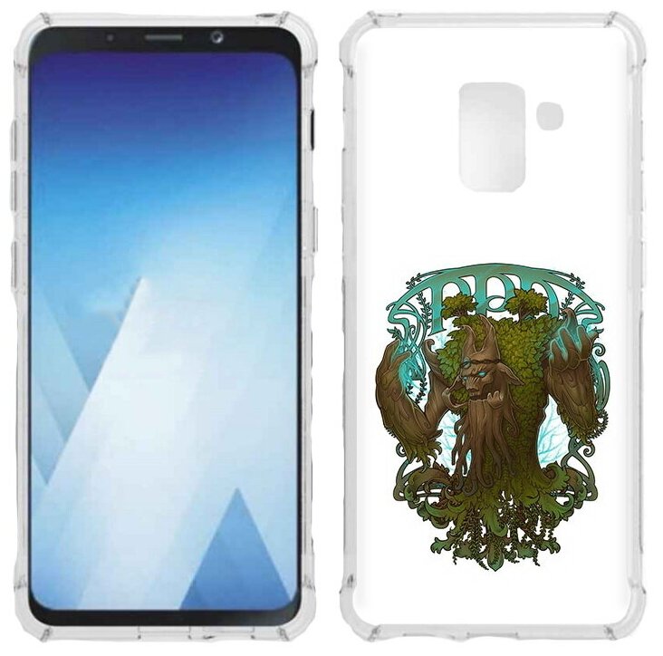 Чехол задняя-панель-накладка-бампер MyPads trent protector для Samsung Galaxy A5 (2018) SM-A530F/A8 2018 (SM-A530F) противоударный