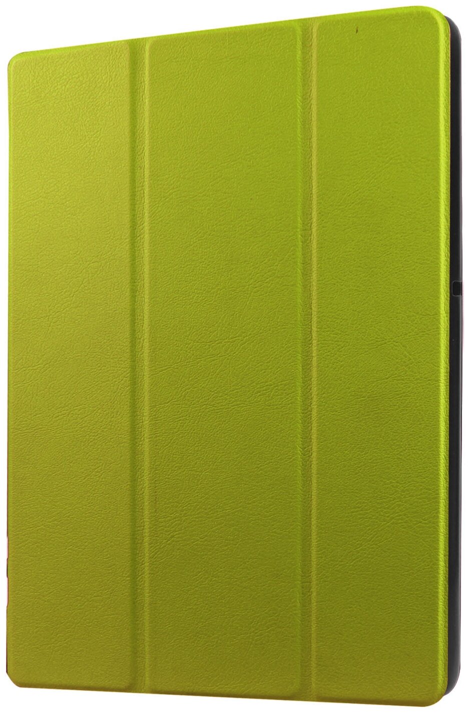 Чехол-обложка MyPads для iPad mini 4 7.9 (2015) - A1538, A1550 тонкий умный кожаный на пластиковой основе с трансформацией в подставку зеленый