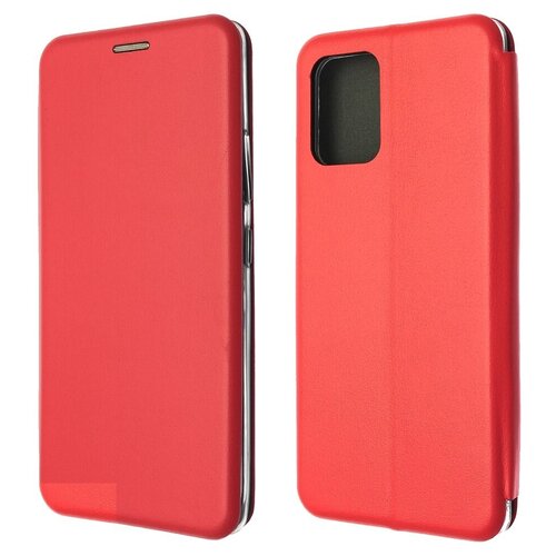 фото Чехол-книжка для samsung galaxy a91 / s10 lite 2020 красный full cover