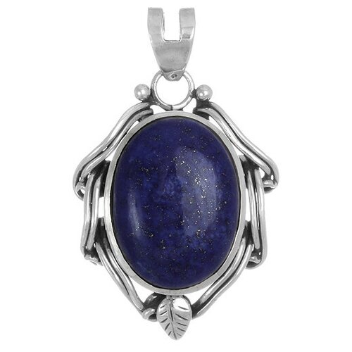 Серебряная подвеска с лазуритом