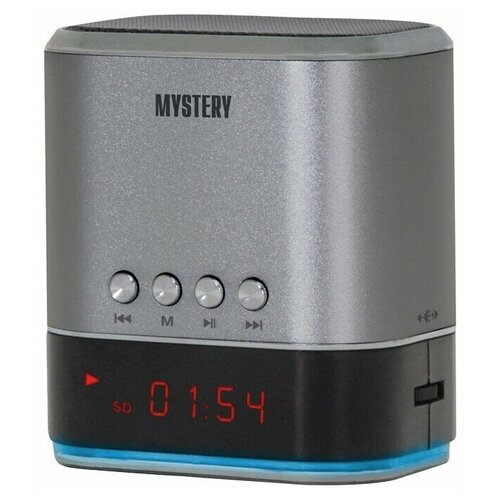 Портативная акустика Mystery MSP-127 silver колонка mystery msp 114