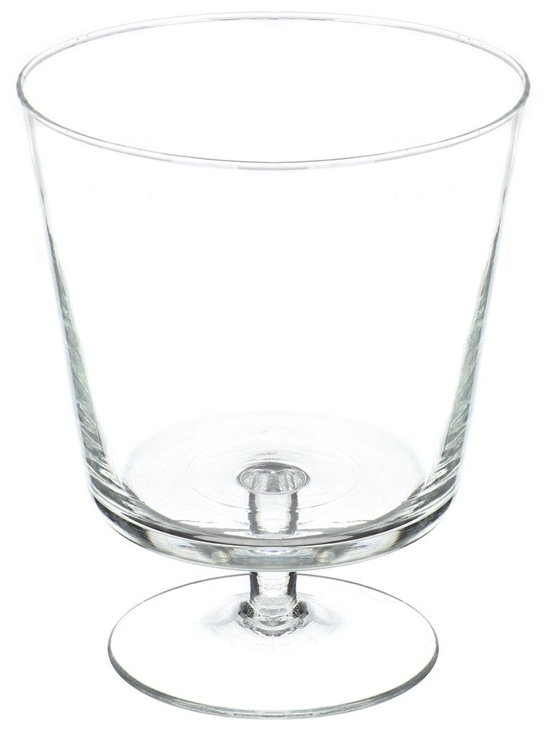 фото Ваза стекло, настольная, 22 см, Каркаде-1, 1602