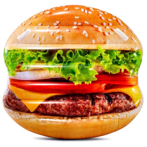 фото Надувной матрас "гамбургер" 145х142см, intex 58780