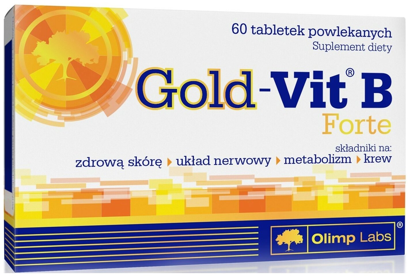 OlimpLabs, Gold-Vit B, 60 таблеток комплекс витамин группы B