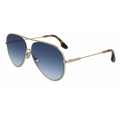 Солнцезащитные очки Victoria Beckham, квадратные, для женщин, золотой