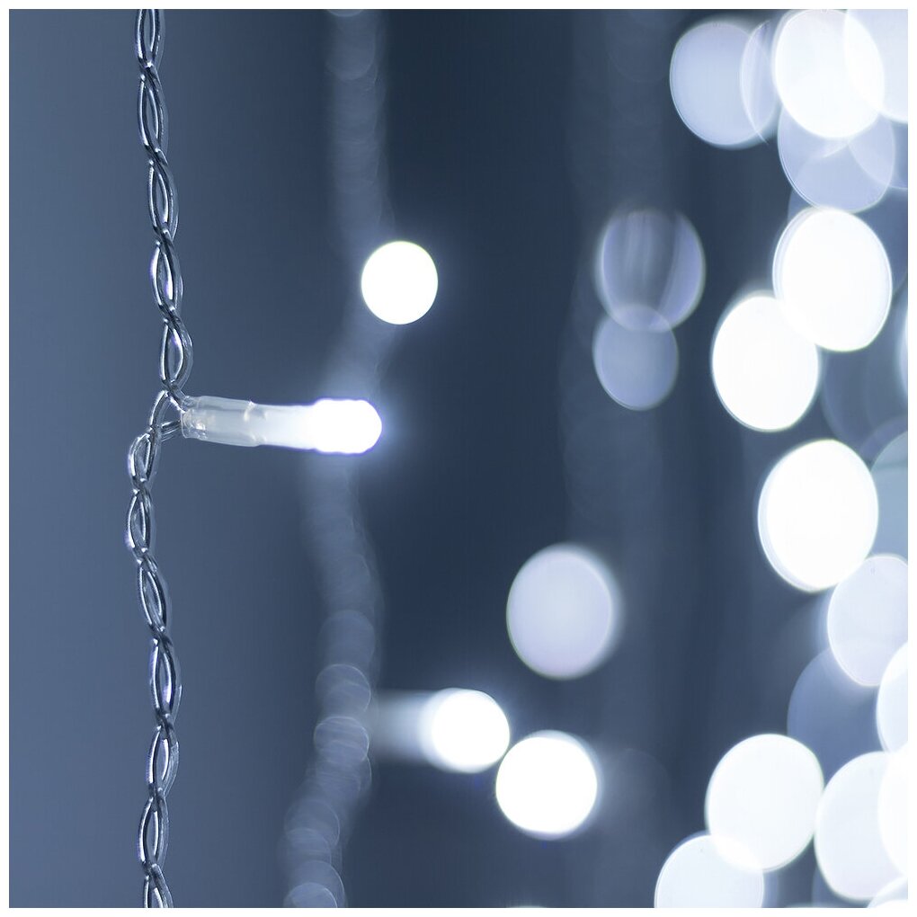 024834 Светодиодная гирлянда ARD-CURTAIN-HOME-2000x2500-CLEAR-300LED White (230V, 12W) (Ardecoled, IP20)
