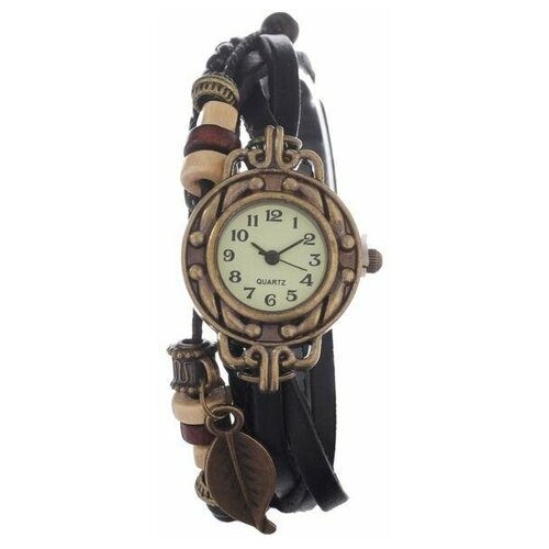 фото Часы наручные женские "элиос", дискретный ход, ремешок 19.5 см, d=1.5 см noname