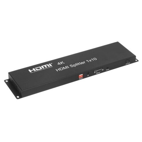 HDMI-разветвитель видеосигнала, 1 вход/10 выходов, HDMI 1.4, EDID, RS232 | ORIENT HSP0110H