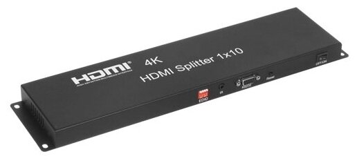 HDMI-разветвитель видеосигнала, 1 вход/10 выходов, HDMI 1.4, EDID, RS232 | ORIENT HSP0110H