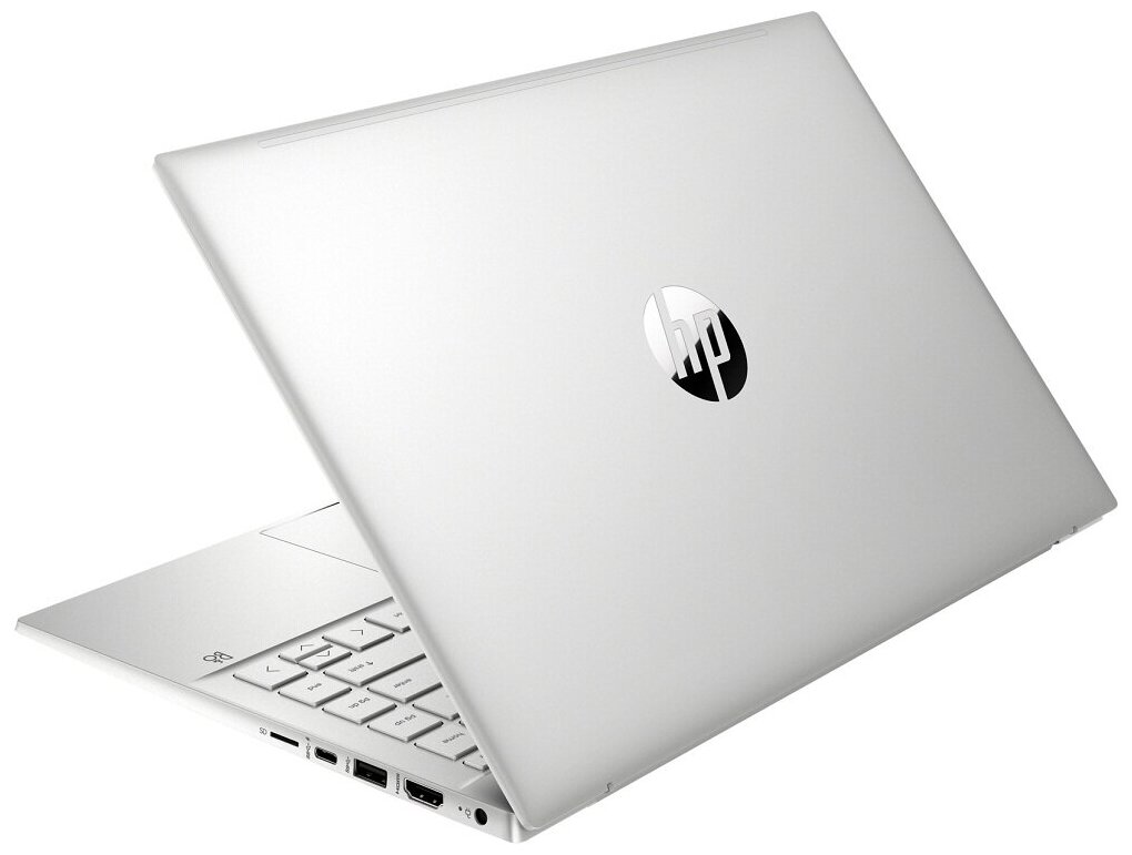 Ноутбук HP Pavilion 14-dv0064ur Core i5 1135G7 8 Gb 14 FHD 1920x1080 512 Gb SSD DVD нет Intel Iris Xe DOS серебристый 4J678EA
