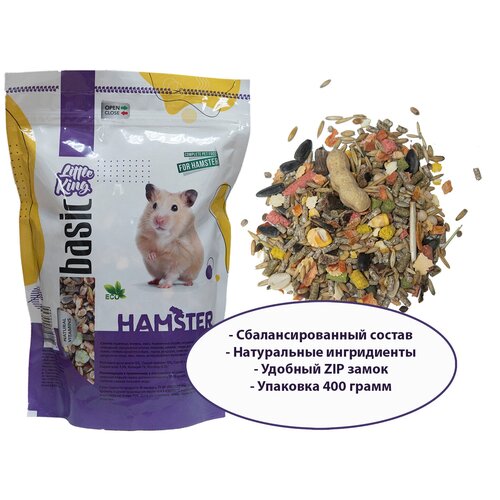 Корм для хомяков Little King (Беларусь), полнорационный, 400г
