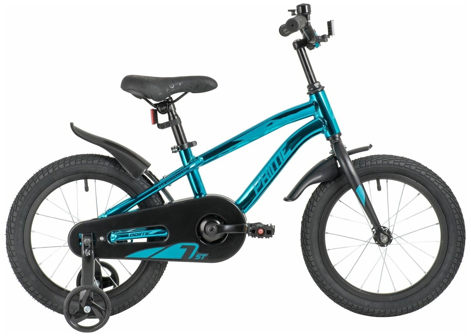 Детский велосипед Novatrack Prime 16 (2020) Синий металлик