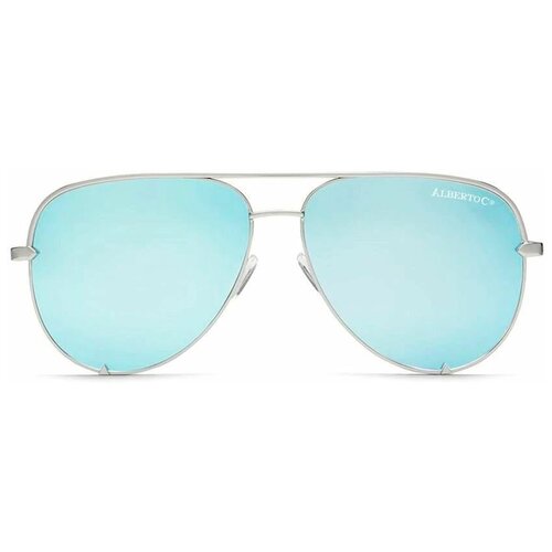 Солнцезащитные очки Alberto Casiano, голубой, черный