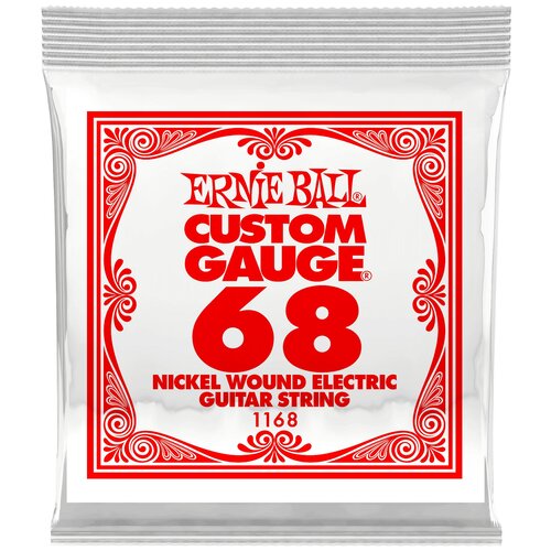 ERNIE BALL 1156 Nickel Wound 056 - Струна одиночная для электрогитары 662₽