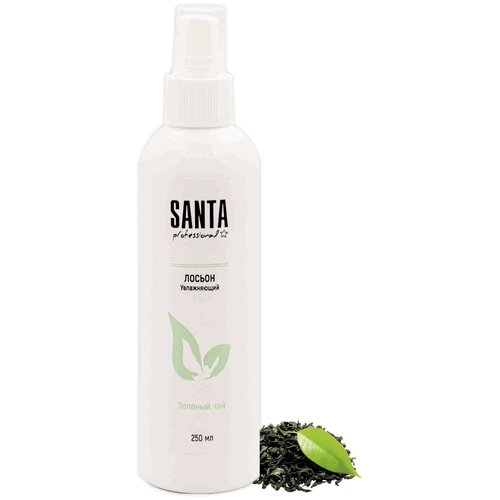 Купить Santa Professional Лосьон увлажняющий для тела Зеленый чай , 250 мл, Нет бренда, белый