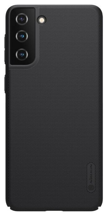 Накладка Nillkin Frosted Shield пластиковая для Samsung Galaxy S21 Plus G996 Black/Чёрная