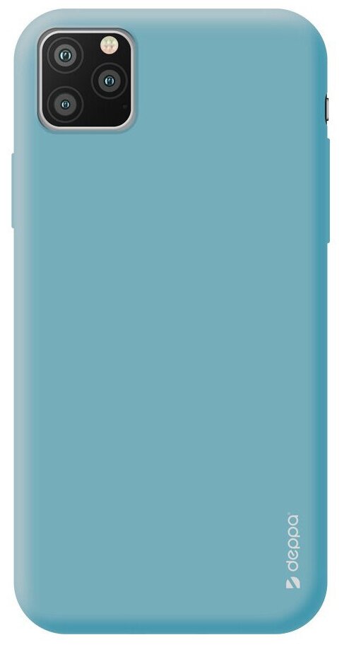Чехол (клип-кейс) DEPPA Gel Color Case, для Apple iPhone 11 Pro Max, мятный [87249] - фото №2