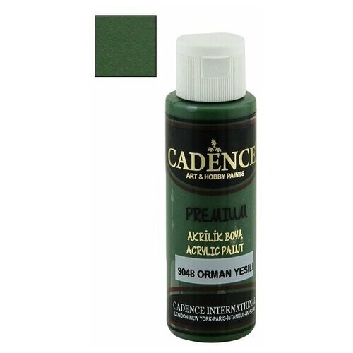 Акриловая краска Cadence Premium Acrylic Paint, 70 мл. Forest Green-9048