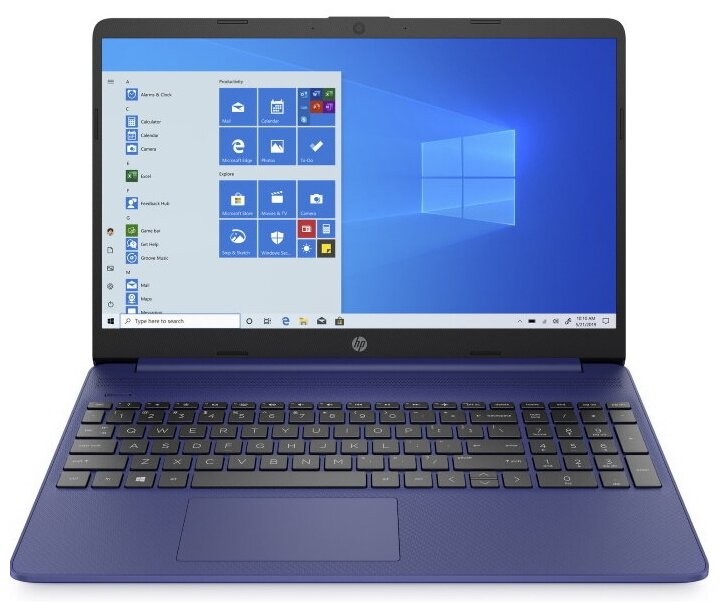 Ноутбук HP 15s-fq0071ur Win 10 Home Blue 3B3P2EA