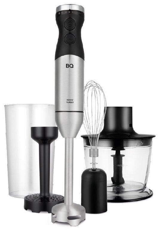 фото Блендер погружной BQ HB1030SS черный-стальной