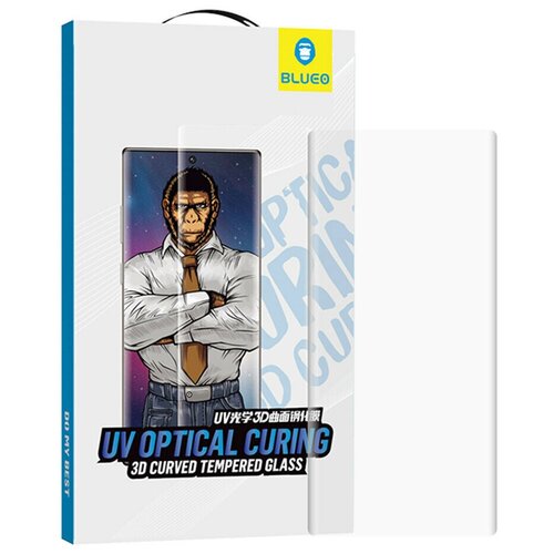 BlueO стекло 3D Curved Full cover UV glass + UV лампа для Xiaomi Mi 12 Pro, 0.30mm Clear