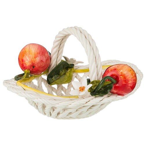 Блюдо овальное корзинка с яблоками 24х19 см высота 14 см Orgia (335-372)