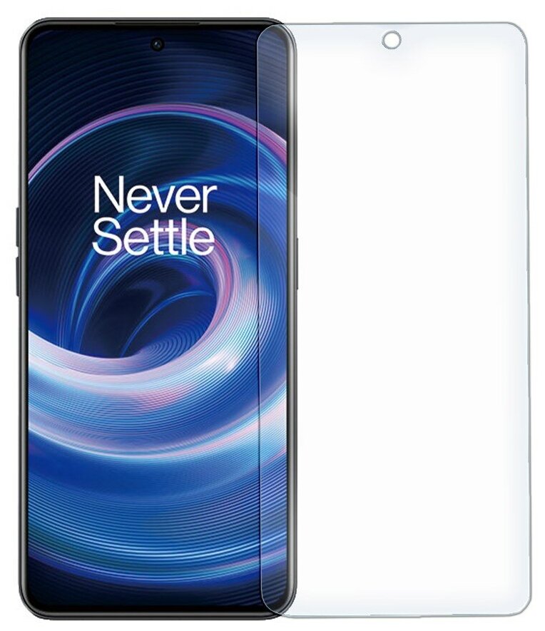 Стекло защитное гибридное Krutoff для OnePlus 10R