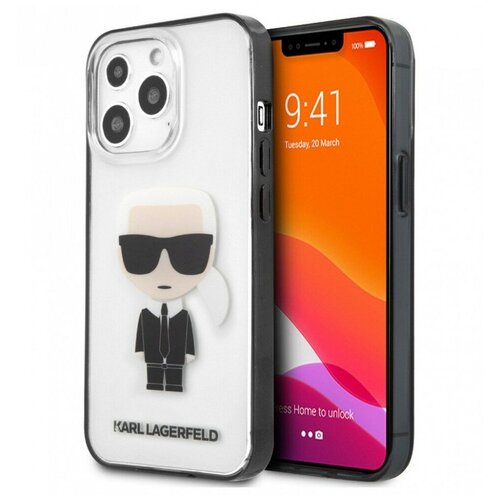  Karl Lagerfeld PC/TPU Ikonik Karl Hard  iPhone 13 Pro Max,  / (KLHCP13XHIKCK)