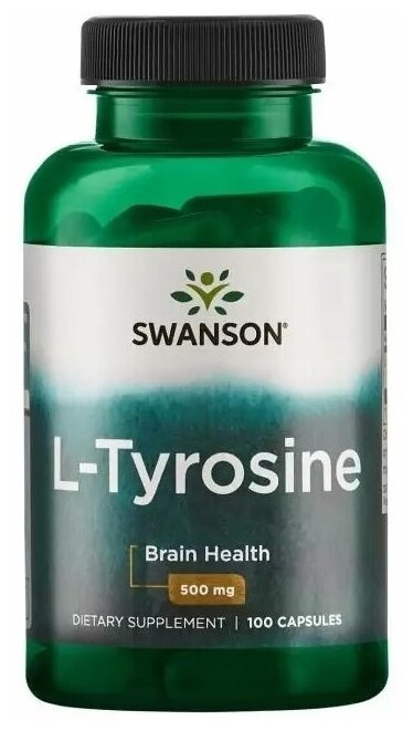 Swanson L-Tyrosine 500 mg 100 капс