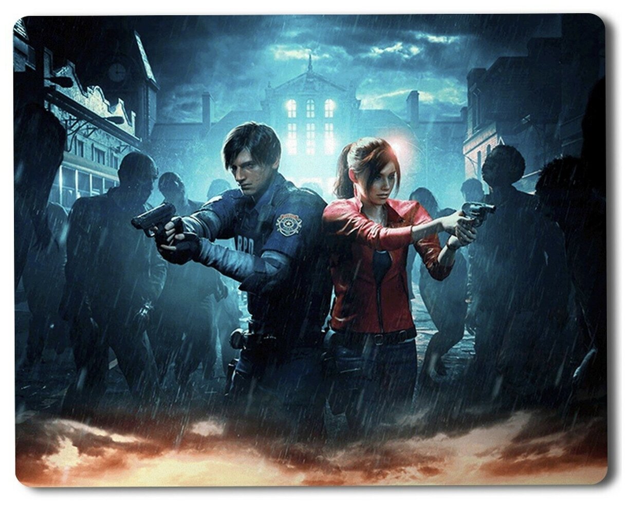 Геймерский коврик Resident Evil резидент эвил кадзима игра зомби umbrella корпорация амбрелла вирус коронавирус-2