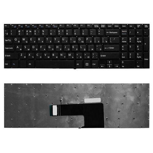 Клавиатура keyboard 149240561RU для ноутбука Sony Vaio Fit 15 FIT15 SVF15 SVF152 SVF1521E1RBRU3 SVF1521J1RBRU3 SVF1521L1RBRU3 SVF1521M1RBRU3 SVF1521Z1RBRU3 SVF1521X1RBRU3 черная 1117₽