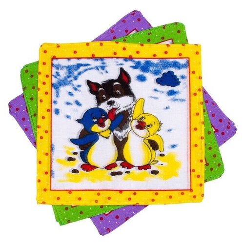 фото Набор детских носовых платков melagrana 20х20см 12шт ситец 66г/м хл100%