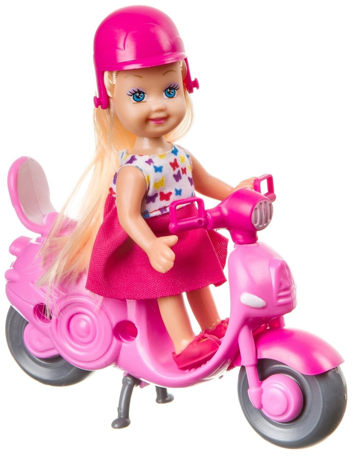 Набор игровой Bondibon куколка OLY с мотороллером, РАС, арт. K899-23