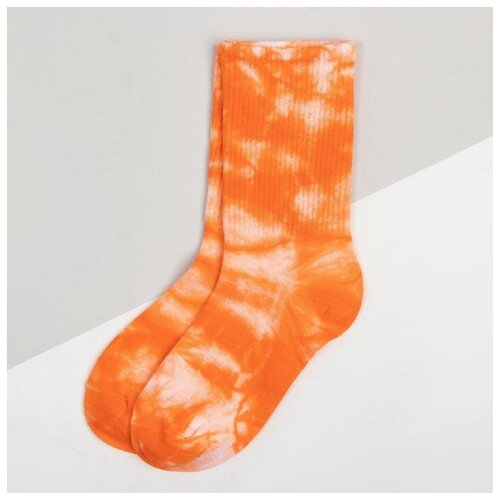 Носки Kaftan, размер 39, мультиколор, оранжевый