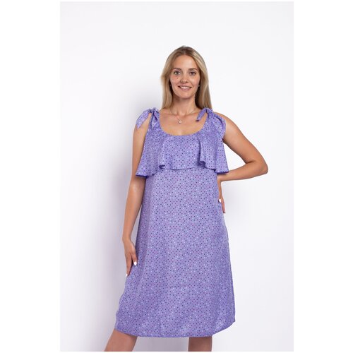 Сарафан летний Like's, сиреневый, размер 48