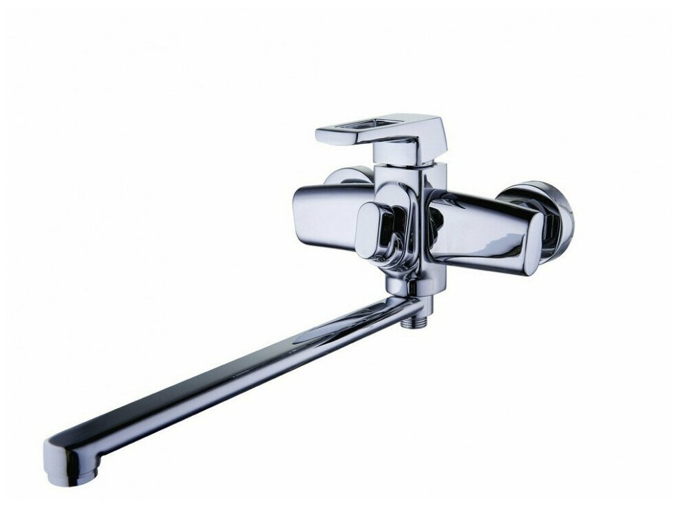 G-Lauf LEF7-A232, Смеситель для ванны шаровый (керамический картридж диаметр 35 мм, плоский излив 330 мм)