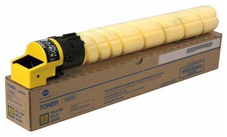 Тонер-картридж TN-328Y (AAV8250) желтый для Konica-Minolta bizhub C250i /C300i/C360i, 28K