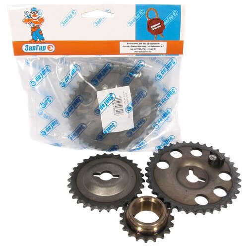 Звездочки ГРМ под датчик фаз, однорядные для Ваз 2123, 21214 (комплект из 3 штук)