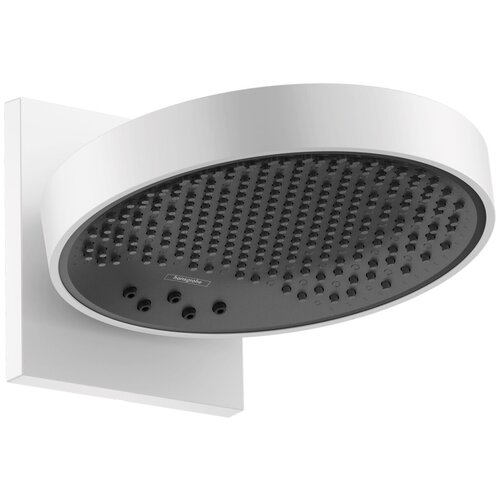 Верхний душ hansgrohe Rainfinity 250 3jet EcoSmart 9 л/мин с настенным разъемом 26233700, матовый белый