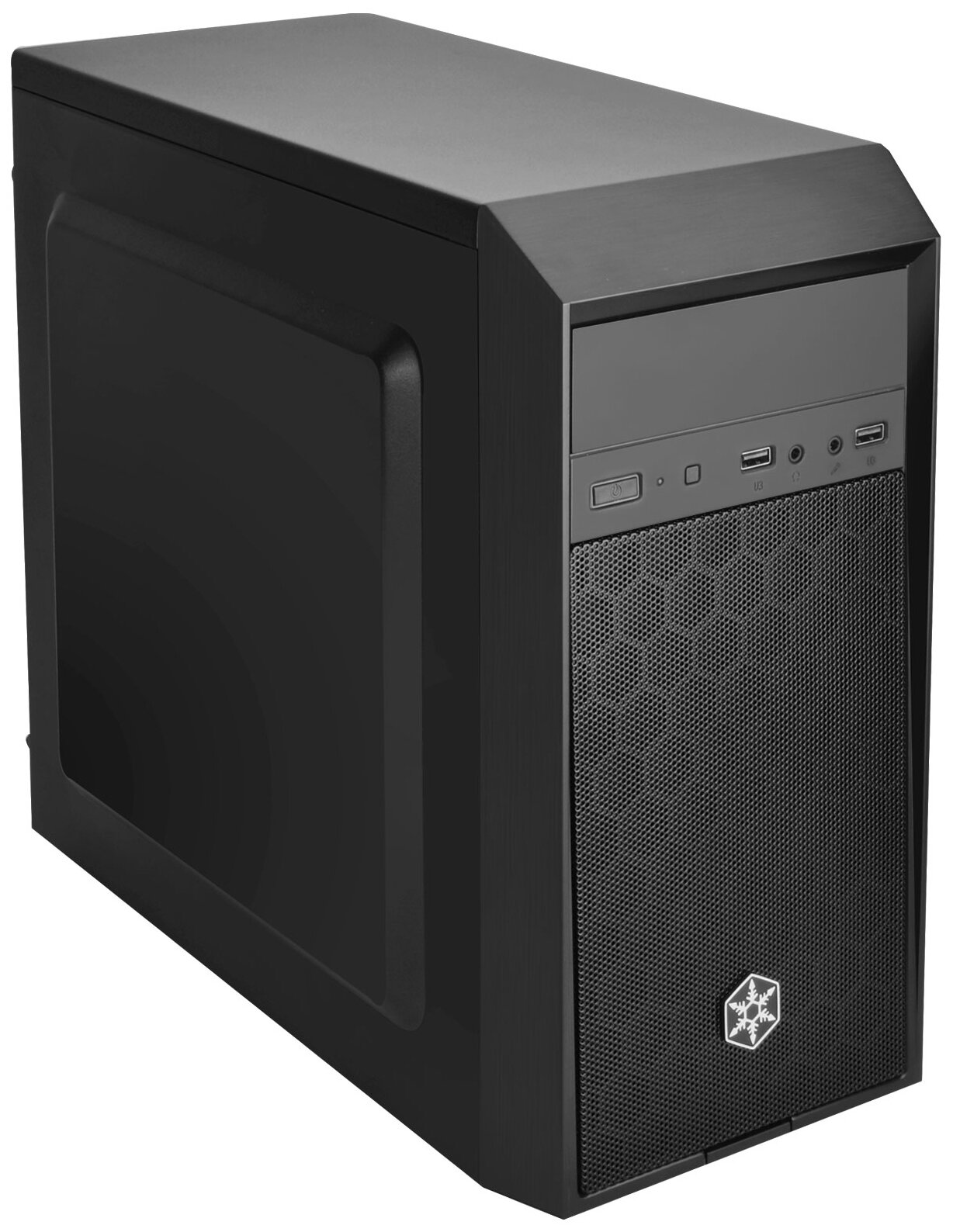 Корпус mATX SilverStone черный, без БП, 2*USB 3.0, audio - фото №3