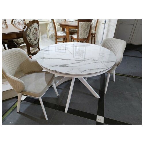 Стол VERONA 1100 CC (Bianco Statuario глянец)