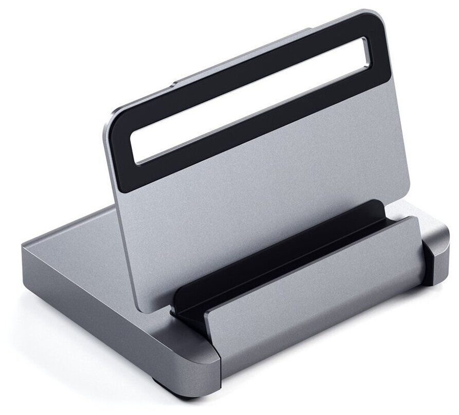 Подставка-хаб Satechi Aluminum Stand & Hub for iPad серый космос (ST-TCSHIPM) — фото 1