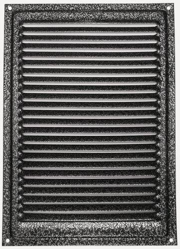 Изображение товара Решетка вентиляционная металлическая 160х230 серебряный антик
