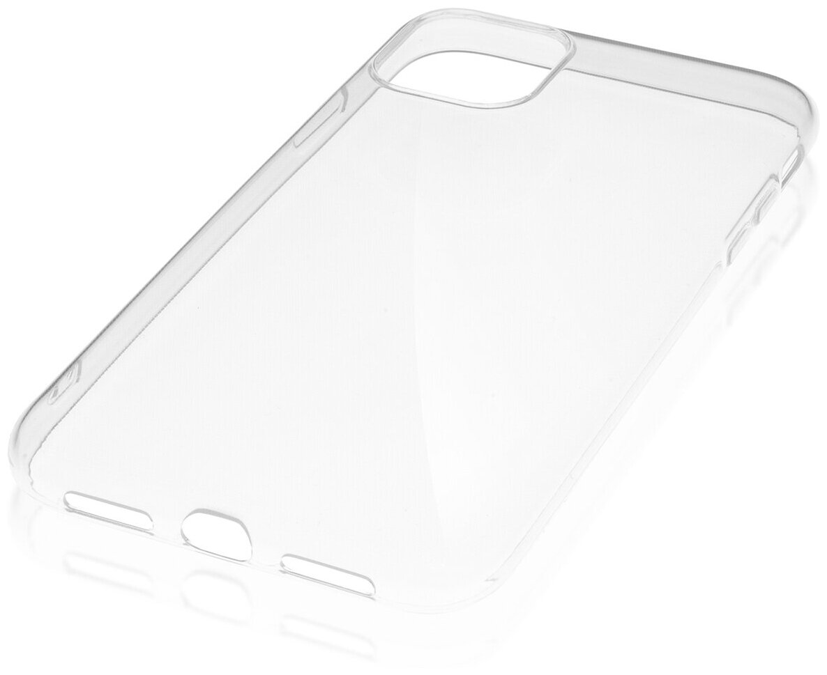 Прозрачный силиконовый чехол ROSCO на Apple iPhone 11 (Эпл Айфон 11) с бортиком для защиты дисплея и блока камер, гибкий — фото 8