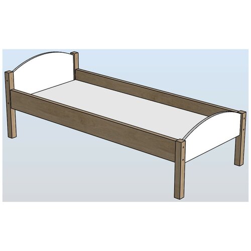 кровать комбинированная белая