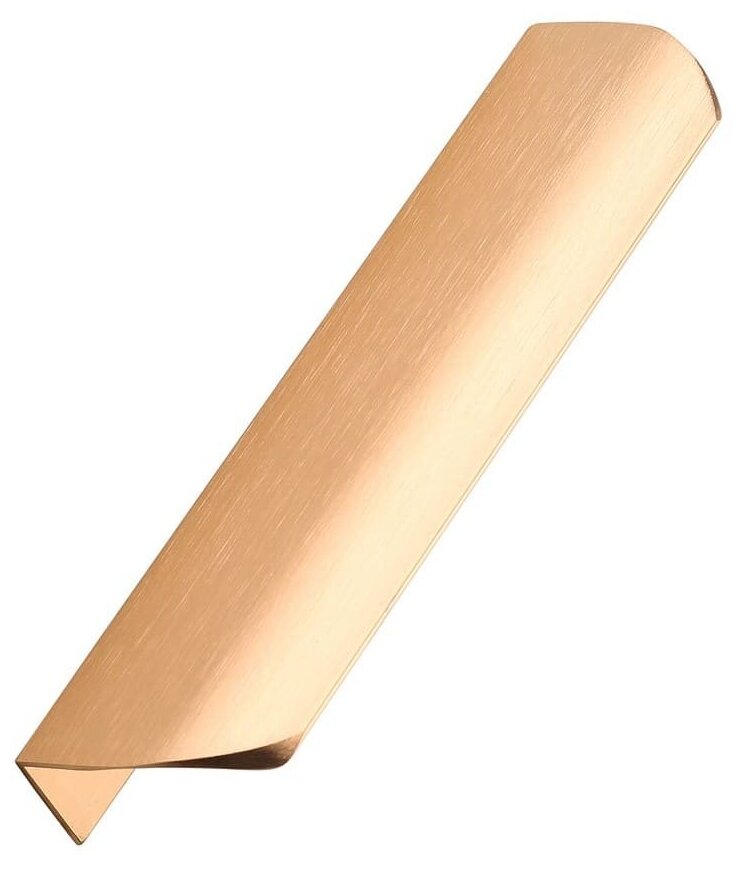 Ручка мебельная алюминиевая HEXA 96мм/150мм, брашированное золото - фотография № 1
