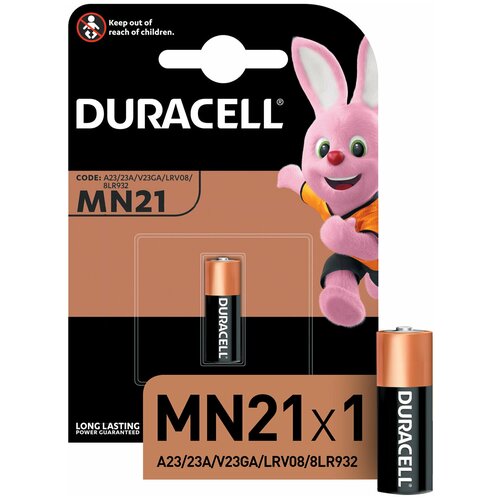 Батарейка DURACELL 81488675, MN21, Alkaline, 12В, комплект 5 шт. батарейки duracell lr44 1 5в 2 шт