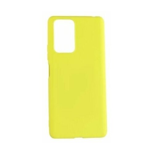 Чехол-накладка LuxCase Protective Case TPU 1.1 мм для Xiaomi Note 10 Pro Желтый